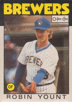 1986 O-Pee-Chee Baseball Cards 144     Robin Yount